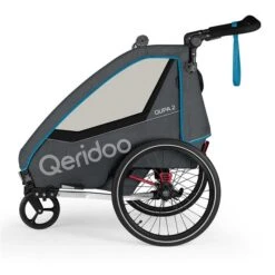 Qeridoo Qupa2 Blue Fahrradanhänger 360-Grad-Buggyrad Und Deichsel 2023 -Roba Verkäufe 2024 002 qupa2 2023 blue buggy