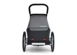 Croozer Kid Keeke 1 Mountain Grey 2in1 Fahrradanhänger & Buggy-Set -Roba Verkäufe 2024 08 121001523 croozer keeke 1 mountain grey rueckansicht