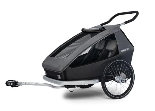 Croozer Kid Keeke 2 Mountain Grey 2in1 Fahrradanhänger & Buggy-Set -Roba Verkäufe 2024 09 121001623 croozer keeke 2 mountain grey deichsel