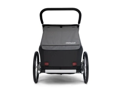 Croozer Kid Keeke 2 Mountain Grey 2in1 Fahrradanhänger & Buggy-Set -Roba Verkäufe 2024 09 121001623 croozer keeke 2 mountain grey rueckansicht