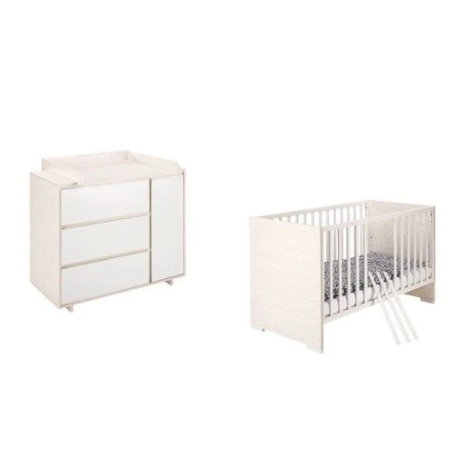 Schardt Capri White Sparset Inkl. Umbauseiten Babybett & Wickelkommode -Roba Verkäufe 2024 10 250 11 02 capri kinderzimmer set 2tlg gr 2