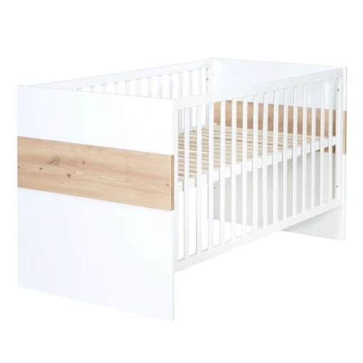 Roba Lion Kinderzimmer 3T Weiß/natur Bett, Wickelkommode, Schrank -Roba Verkäufe 2024 1012848 kinderzimmerset 02 f