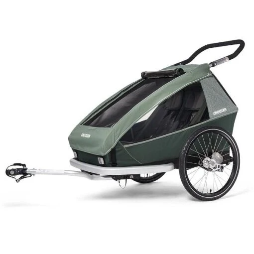 Croozer Kid Vaaya 2 Jungle Green 2in1 Fahrradanhänger & Buggy-Set -Roba Verkäufe 2024 121001420 croozer kid vaaya 2 jungle green 2020 web 1