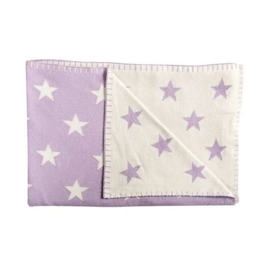 Schardt Kuscheldecke Big Star Lila 95x120 Schmusedecke - 100% Baumwolle -Roba Verkäufe 2024 15 001 204 babykuscheldecke big star lila 95x120 cm gr 1