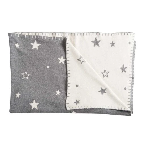 Schardt Kuscheldecke Sternchen Grau 95x120 Schmusedecke - 100% Baumwolle -Roba Verkäufe 2024 15 004 200 babykuscheldecke sternchen grau 95x120 cm gr 2