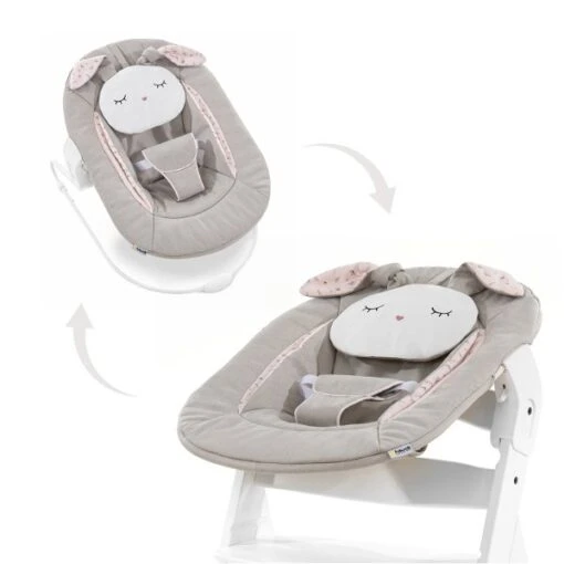 Hauck Alpha Bouncer 2in1 Babywippe Powder Bunny -Roba Verkäufe 2024 1500 an2uigsdh3huyk89