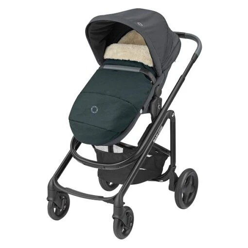 Maxi-Cosi 2-in-1 Fußsack Essential Graphite Passend Zu Maxi-cosi Kinderwagen -Roba Verkäufe 2024 1809750111u4y2020 2020 2in1footmuff grey essentialgraphite compatiblestrollers 3qrt 1