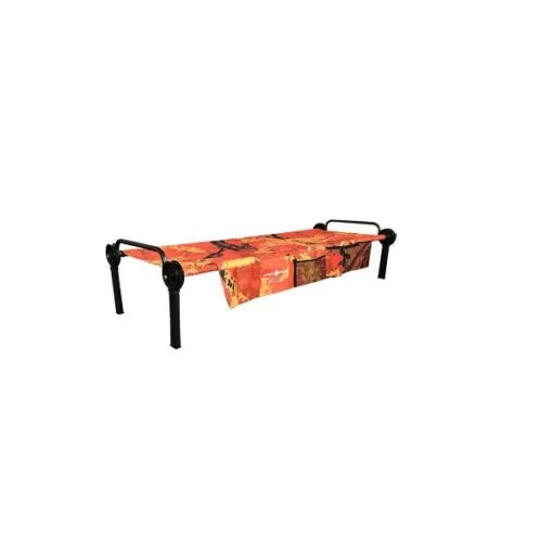 Sol-O-Cot Einzelbett Orange Limited Edition Mit Seitentasche Das Campingbett Von Disc-O-Bed -Roba Verkäufe 2024 19800wt mit org side wh