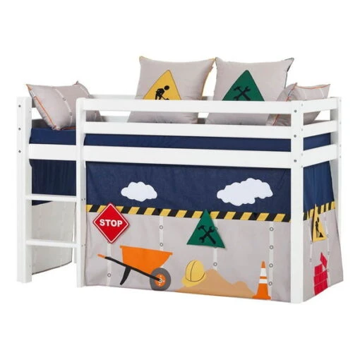 Hoppekids Halbhohes Bett ECO Dream 70x160 Cm Nicht Teilbar | Mit Gerader Leiter -Roba Verkäufe 2024 22 17 003 1