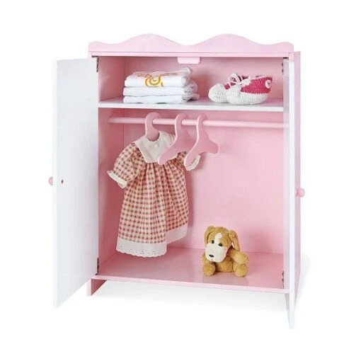 Pinolino Puppenschrank Jasmin MDF, Weiß Und Rosa Lackiert -Roba Verkäufe 2024 253416 01 gr 1