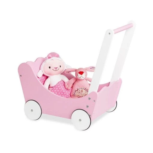 Pinolino Puppenwagen Jasmin Rosa/weiß Komplett Inkl. Bettzeug - Zum Aktionspreis -Roba Verkäufe 2024 263412 gr 2