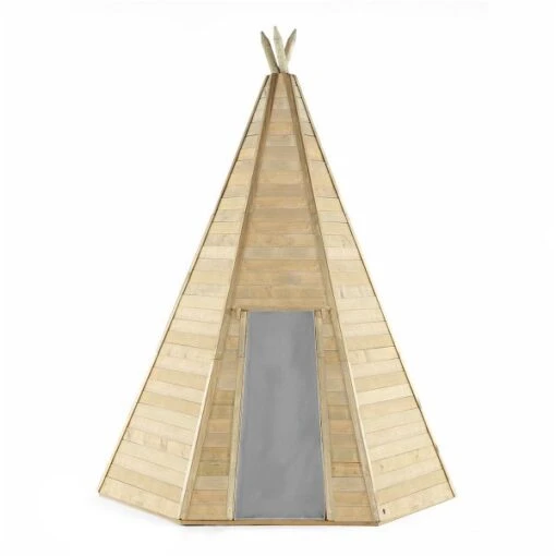 Plum Holz Tipi Hideaway 330 Aus Hochwertigem, Nachhaltig Angebautem Holz -Roba Verkäufe 2024 27625aa108 grand wooden teepee hideaway closed 1