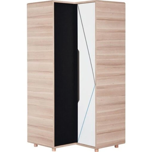 VOX Evolve Eckkleiderschrank Oak/white/black/grey -Roba Verkäufe 2024 4002807 4