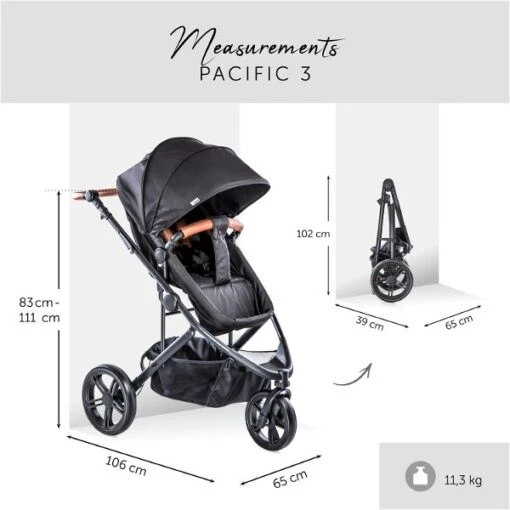 Hauck Pacific 3 Shop N Drive Kinderwagen Bundle -Roba Verkäufe 2024 4007923309162.pt05.pacific 3 shop n drive caviar