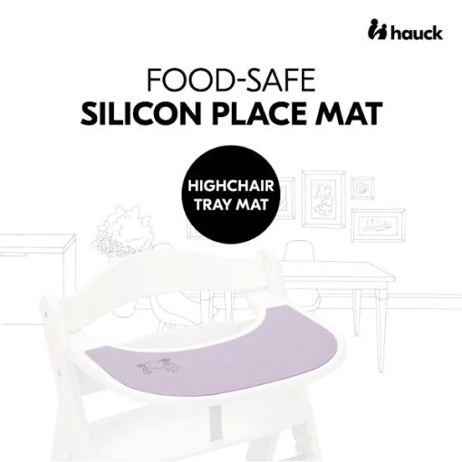 Hauck Highchair Tray Mat Silikon-Platzdeckchen Crab -Roba Verkäufe 2024 4007923551158.pt01.highchair tray mat lavender