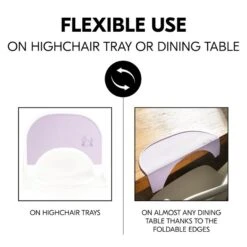 Hauck Highchair Tray Mat Silikon-Platzdeckchen Crab -Roba Verkäufe 2024 4007923551158.pt06.highchair tray mat lavender