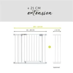 Hauck Open N Stop + 9cm Extension Schutzgittererweiterung -Roba Verkäufe 2024 4007923597224.pt03.open n stop 9cm extension white white