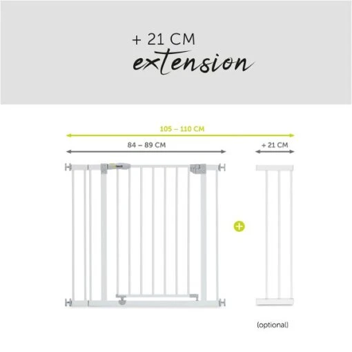 Hauck Open N Stop + 9cm Extension Schutzgittererweiterung -Roba Verkäufe 2024 4007923597224.pt03.open n stop 9cm extension white white