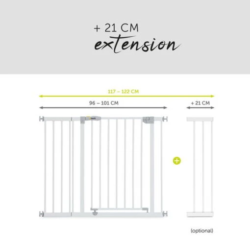 Hauck Open N Stop + 21cm Extension Schutzgittererweiterung -Roba Verkäufe 2024 4007923597231.pt03.open n stop 21cm extension white white