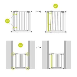 Hauck Stop N Safe 2 + 9cm Ext. Schutzgittererweiterung -Roba Verkäufe 2024 4007923597323.pt01.stop n safe 2 incl. 9cm extension silver