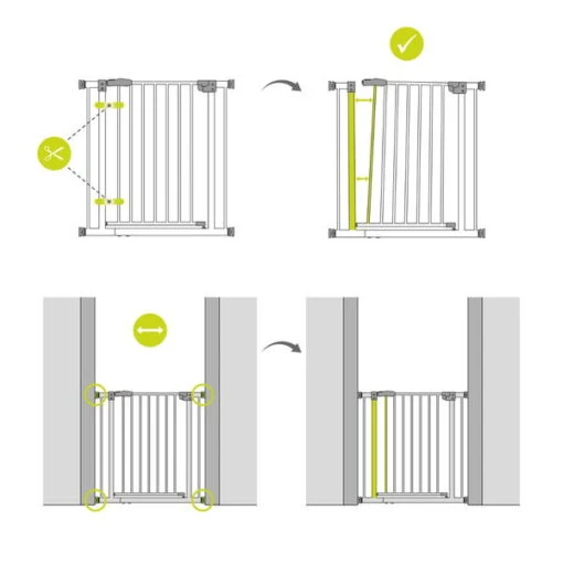 Hauck Autoclose N Stop 2 Schutzgitter -Roba Verkäufe 2024 4007923597347.pt09.autoclose n stop 2 white