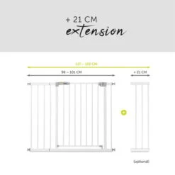 Hauck Stop N Safe 2 + 21cm Ext. Schutzgittererweiterung -Roba Verkäufe 2024 4007923597378.pt05.stop n safe 2 incl. 21cm extension white