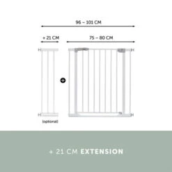 Hauck Clear Step Gate Schutzgitter -Roba Verkäufe 2024 4007923597422.pt09.clear step gate white