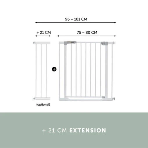 Hauck Clear Step Gate Schutzgitter -Roba Verkäufe 2024 4007923597422.pt09.clear step gate white