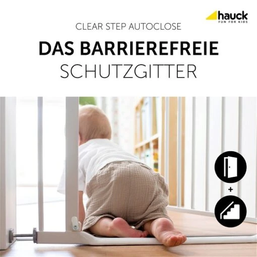 Hauck Clear Step Autoclose Schutzgitter -Roba Verkäufe 2024 4007923597439.pt01.clear step autoclose white