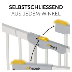 Hauck Clear Step Autoclose Schutzgitter -Roba Verkäufe 2024 4007923597439.pt03.clear step autoclose white