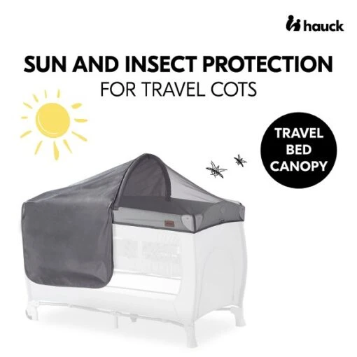 Hauck Travel Bed Canopy Sonnen- & Insektenschutz -Roba Verkäufe 2024 4007923599204.pt01.travel bed canopy grey