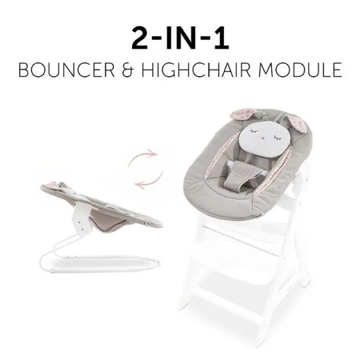 Hauck Alpha Bouncer 2in1 Babywippe Powder Bunny -Roba Verkäufe 2024 4007923661826.pt02.alpha bouncer 2 in 1 powder bunny beige bloom