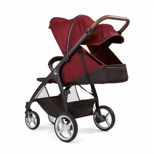 Gesslein Smiloo Happy+ Buggy Maroon Gestell Schwarz Mit Tabak Griff -Roba Verkäufe 2024 420 170 894000 liegefunktion 02