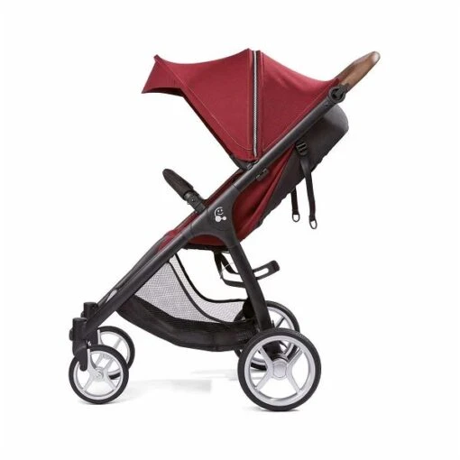 Gesslein Smiloo Happy+ Buggy Maroon Gestell Schwarz Mit Tabak Griff -Roba Verkäufe 2024 420 170 894000 seitlich