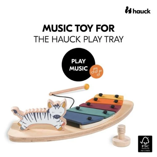 Hauck Play Music Musikspielzeug Aus Holz Für Alpha+ Spielbrett Zebra -Roba Verkäufe 2024 4894352808058.pt01.play music