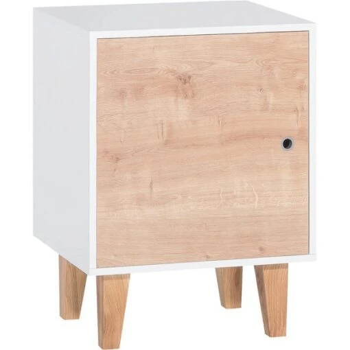 VOX Concept 1-türiger Kleiner Schrank White/oak -Roba Verkäufe 2024 5010752