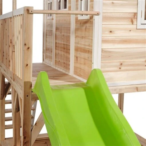 EXIT TOYS EXIT Loft 750 Holzspielhaus - Natur Extra Hoch - Mit Sandkasten, Rutsche & Anbau -Roba Verkäufe 2024 50 08 21 1