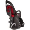 Hamax Caress Fahrradsitz Gepäckträgerbefstigung Grau/Rot | Portofrei -Roba Verkäufe 2024 553013 caress with carrier adapter grey black red live 1