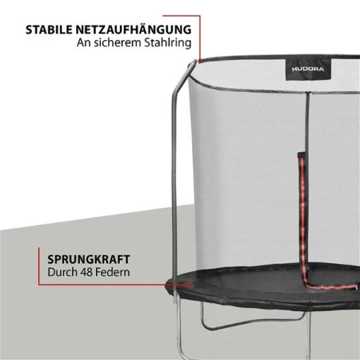 Hudora First Trampolin 250V Mit Sicherheitsnetz -Roba Verkäufe 2024 64425 first trampolin 250 2