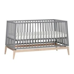 Leander Luna Babybett 70x140 Cm Grau/Eiche -Roba Verkäufe 2024 720140 09 leander luna babycot 140x70cm grey oak 6