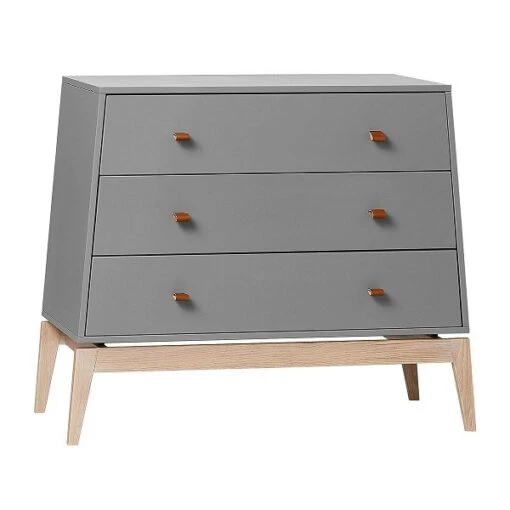 Leander Luna Kommode Grau/Eiche Mit Drei Schubladen -Roba Verkäufe 2024 720640 09 leander luna dresser grey oak 6