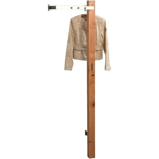 HomeTrends4You Garderobe Santiago Wildeiche Massiv| Metall Edelstahloptik -Roba Verkäufe 2024 739022a w 1