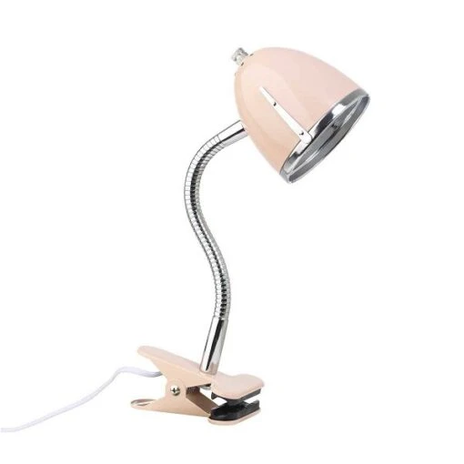 LIFETIME Klemmleuchte Pink/Chrome Flexibler Hals - Max. 40 W -Roba Verkäufe 2024 8141 4