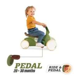 Berg Go2 Retro Green Gokart & Rutschroller -Roba Verkäufe 2024 8715839076035 03 go2 retro green pedalmode