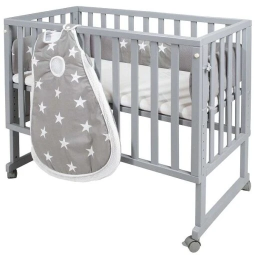 Roba Stubenbett 3 In 1 Little Stars Safe Asleep Inkl. Matratze, Nestchen & Schlafsack -Roba Verkäufe 2024 8960tp 50v190 stubenbett f 01