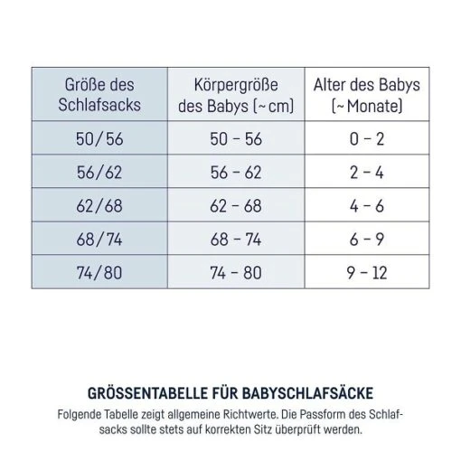 Zöllner Babyschlafsack Musselin - Grau Größe Wählbar 50/56 - 74/80 -Roba Verkäufe 2024