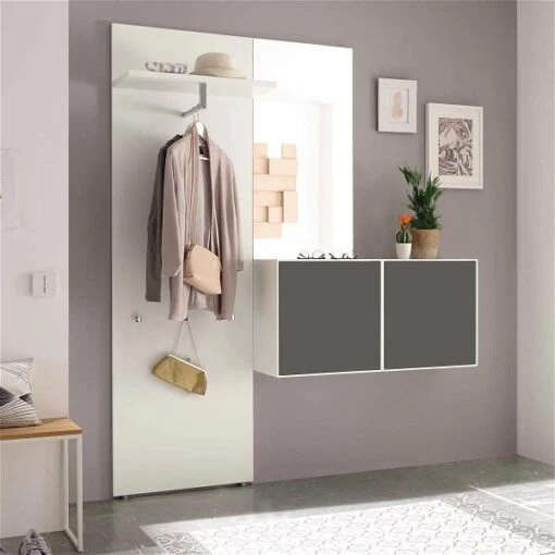 Now! By Hülsta Easy Garderobe Hellgrau 204x166x44 4-teilig -Roba Verkäufe 2024 980134 huelsta now easy 160299f3 1