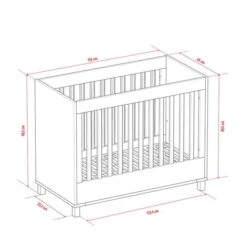 VOX Altitude Babybett 60x120 Graphit/eiche -Roba Verkäufe 2024 altitude bett 60x120 strichzeichnung