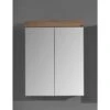 Trendteam Amanda Spiegelschrank 60x77x17 Cm Weiß / Asteiche -Roba Verkäufe 2024 amanda bd 1393 405 07 frontal grau