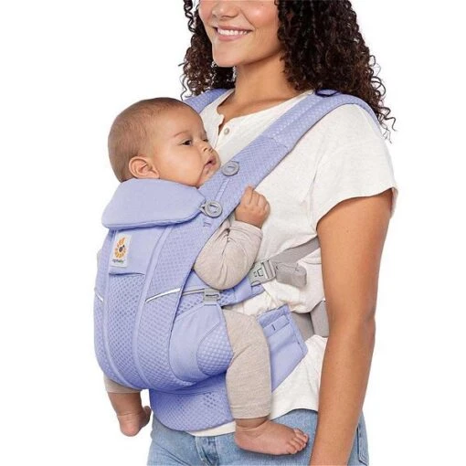 Ergobaby Omni Breeze Blue Lavender Babytrage -Roba Verkäufe 2024 baby carrier omni breeze lavender 2 1